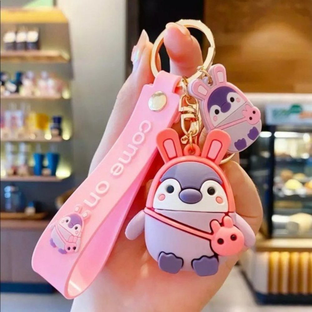 Cute Cartoon Keychain Selicone